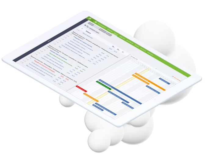 Мобильное приложение Планфикс - планшет